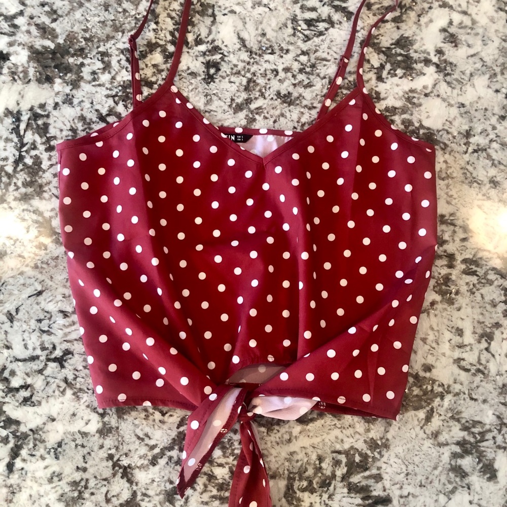 Shein tie tank top